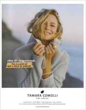 TAMARA COMOLLI Fine Jewelry 1-Page PRINT AD 2023 Carolyn Murphy SEXY WOMAN