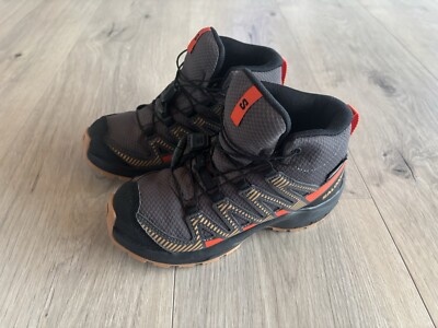 Schuhe Trekking Kinder Salomon XA Pro V8 Mid Cswp J 417285 Grau  , 1x getragen