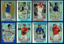 2014 BOWMAN CHROME+DRAFT+PLATINUM REFRACTOR Red+Blue+Green+Wave 1st RC YOU PICK!