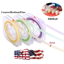 Dental Polishing Strips Composite Sanding Finishing Abrasive Strips 6m/roll