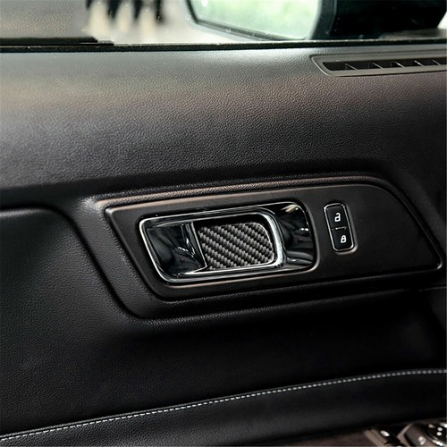 S550 Mustang Side Door Panel Cover, Carbon Fiber :: 2015-2023 Ford Mustang