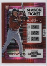 2022 Panini Chronicles Contenders Optic Pink Pulsar Prizm Jake McCarthy #15 07rd