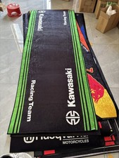 For Kawasaki Motorcycle Workshop Garage Mat Carpet factory anti-slip 220*80cm