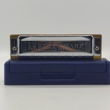 Hohner Blues Harp MS Harmonica Key of C Germany w/ Original Case 532/20 M533016
