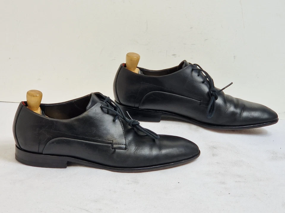 Hugo Boss men Formal shoes full Leather Black UK 9 EU 43 - Image 2 of 4