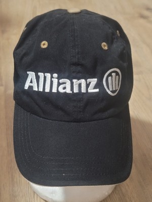Vintage ALLIANZ Black Adjustably Baseball Cap Hat by Imperial