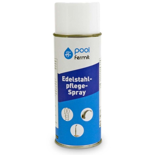 Fermit Edelstahlpflege-Spray Pool Teich Schwimmbecken Poolleiter Leiter Va-image