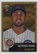 2022 Chrome Platinum Anniversary Gold Wave Refractor 27/50 Alfonso Rivas 3c2