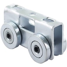 NEWHOUSE Gruppo carrello elettrico 4 ruote in acciaio per 1-5/8 in. Canale puntone