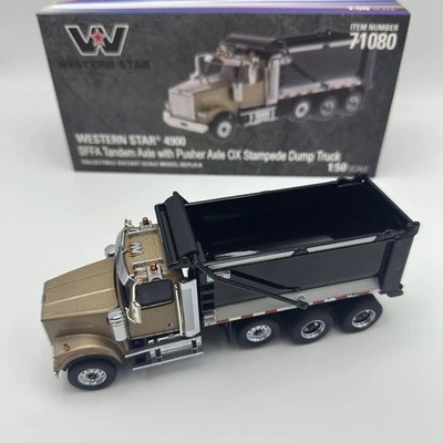 DM 1/50 WESTERN STAR 4900 SFFA Tandem Axle DUMP TRUCK Diecast Model Car 71080
