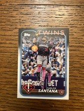 2024 Topps Update Series - Carlos Santana #US224 Minnesota Twins