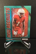 TANK DELL RC 🔥 SP 2023 Panini Prizm Draft Picks New Recruits Green No. NR-25
