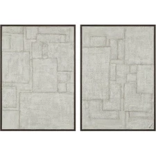 Renwil Caramelo Sand Beige Wall Art, Set of 2 W6775 - Open Box