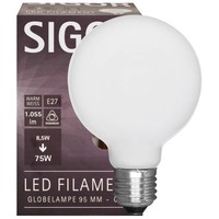 Led Filament Lampe Globe G95 E27 8W Opal Dimmbar 2700K Warmweiß Sigor Neu