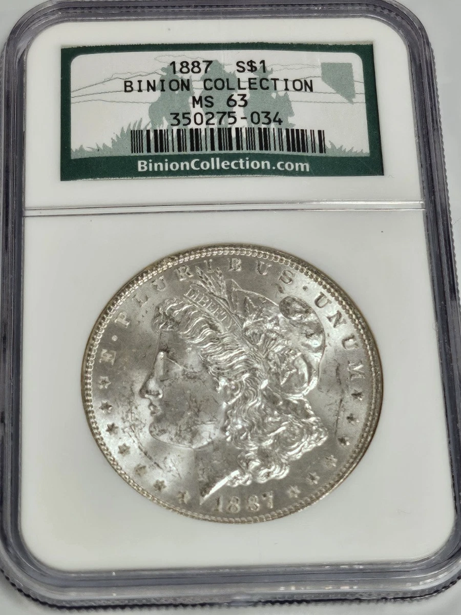 K*様 1887 Morgan Dollarモルガンダラー銀貨 MS63 PCG K*様 1887 Morgan Dollarモルガンダラー銀貨 MS63 PCG K*様 1887