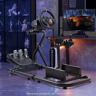 Minneer G920 Simulator Racing Cockpit Wheel Stand Fit Logitech G923 Thrustmaster