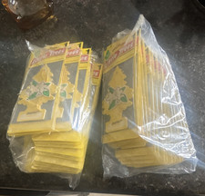 Little Trees Jasmin Hanging Car Air Freshener, Yellow, Made in USA, 1 Pack