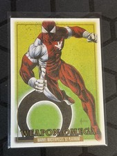 2024 SkyBox Marvel Masterpieces 92 Platinum Weapon Omega #96 Canvas