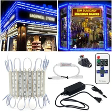 Bright IP65 Waterproof 5054 SMD 6 LED Module Light Window Store Front Lamp DC12V