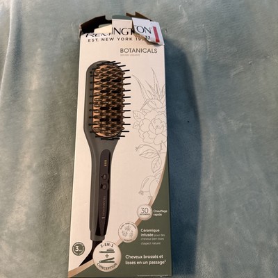 Remington Est. New York 1937 Botanicals Straightening Brush- New, Damaged Box