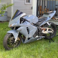 FUB Nardo Gray Plastick Fairing Fit for Honda 2003-2004 CBR600RR Injection k0GY