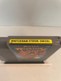 Tecmo World Wrestling (Nintendo NES) Authentic Cleaned Tested Working