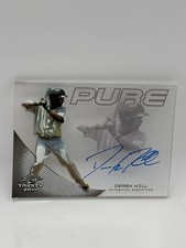 Derek Hill 2014 Leaf Trinity Autographed