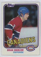 1981-82 Topps Brian Engblom #10 05v0