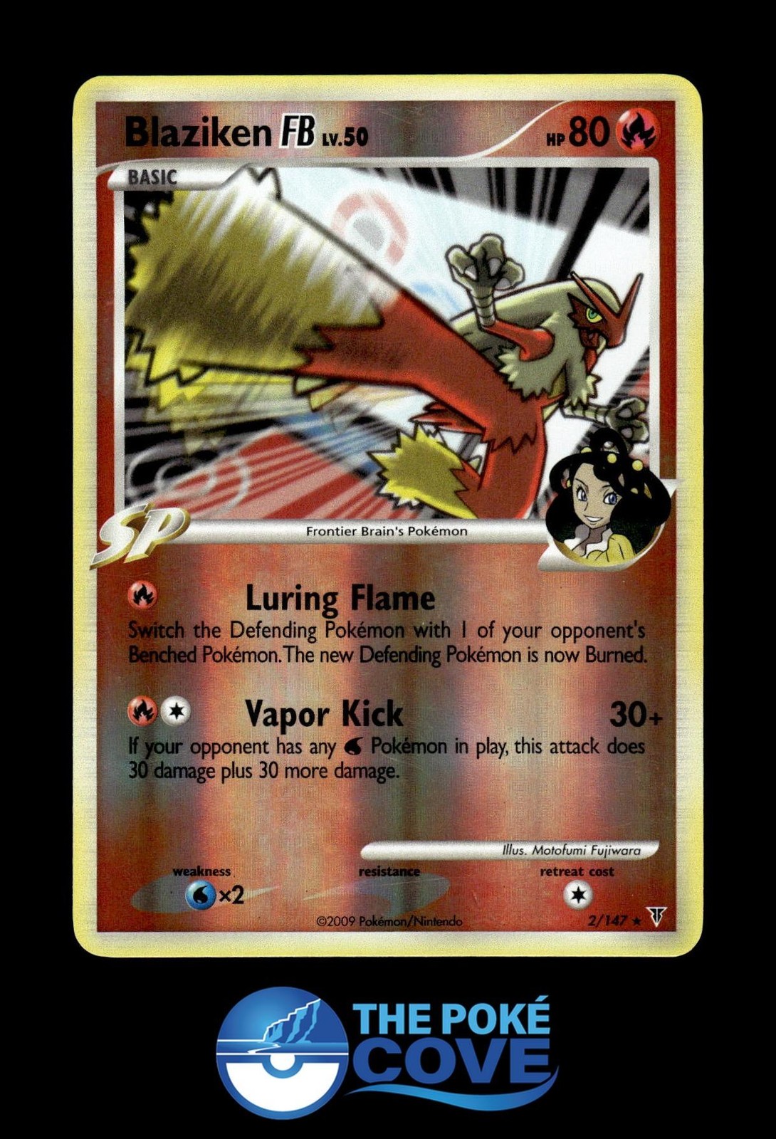 Blaziken FB 2/147 | Supreme Victors Reverse Holo | Pokemon Rare Holo | NM-VLP