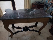 Antica consolle Luigi Filippo periodo fine 800 inizi 900in palissandro,con piano