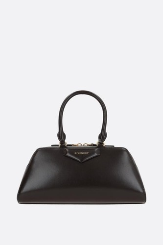 GIVENCHY Antigona East West Small Black Leather Bag New & Authentic