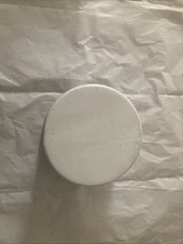 White Plant Stand Riser Wood 6” Round