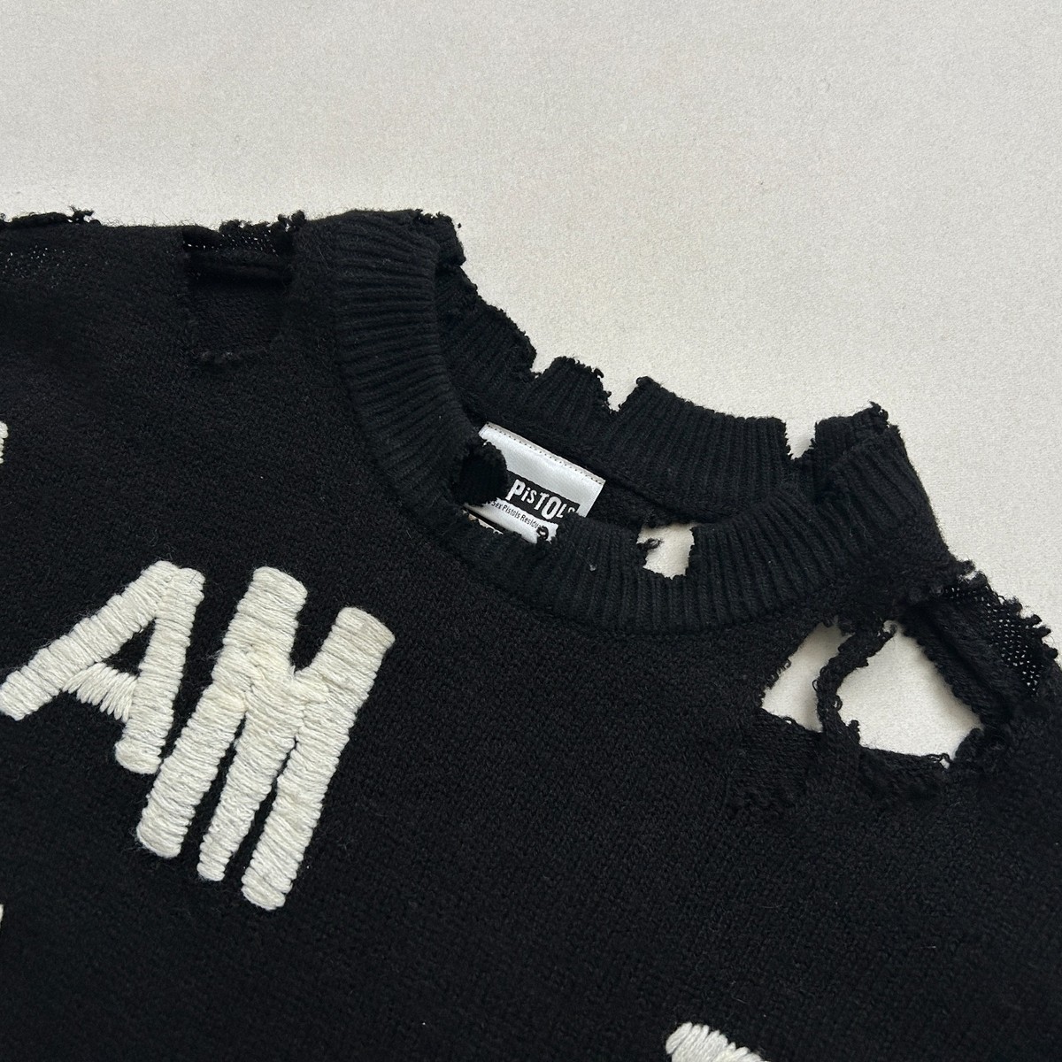 SAINT Mxxxxxx Saint Michael Sex Pistols Sweater Black XL