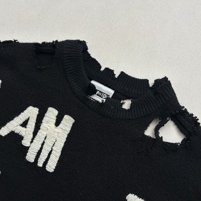 SAINT Mxxxxxx Saint Michael Sex Pistols Sweater Black XL