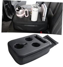 Back Seat Cup Holder for Car, PU Leather Couch Sofa Bed Boat Cup Side Pockets