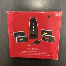 Key Finder, Stick on TV Remote Control Find My Keys Device, 4 Pack Wireless Car