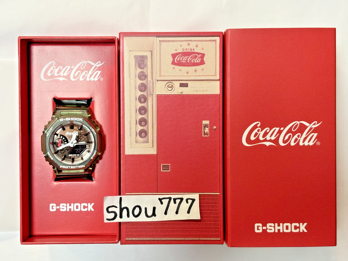CASIO G-SHOCK GA-2100CC-3AJR ANALOG-DIGITAL 2100 Series Coca-Cola