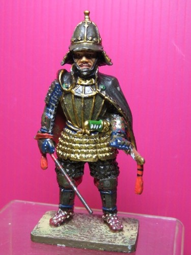 Figurine Samurai Maeda Keijiro Meister Japan – Armure Métal – Série A-19