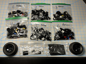 LEGO DC Comics: The Tumbler (76023) w/ light kit & Batman w/ Bat Pod 100% cmplt