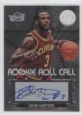 2012-13 Totally Certified Rookie Roll Call Silver Dion Waiters #36 Auto 0b3