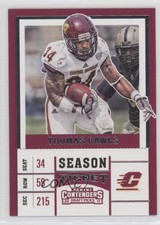 2017 Panini Contenders Draft Picks Season Ticket Thomas Rawls #92 w0w