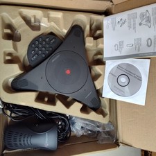 Polycom SoundStation2 Conference Phone 2200-16200-001 W/ Module Black Used Unit