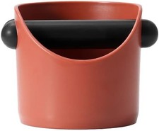 Coffee Knock Box, 4.6 in, Barista Style Espresso Grounds Knock Box, Removable Pl