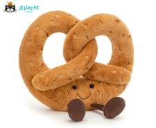 Jellycat Christmas Pretzel Plush: 18cm Amuseable NWT Collectible w/ Dust Bag