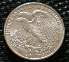 1/10 Troy Ounce .999 Silver Walking Liberty Round