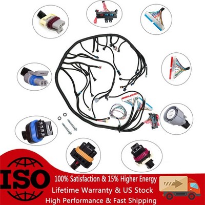 LS1 4L60E Stand Alone Harness For 97-2006 LS SWAP 4.8 5.3 6.0 Drive by Cable DBC