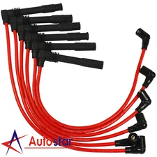 Brand New Red Spark Plug Wire Set For Volkswagen Passat Audi A4 A6 2.8L 671-6165