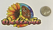 Welcome Sunflower Sticker