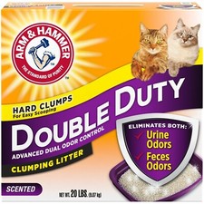 Arm  Hammer Double Duty Clumping Litter, 20lb Box