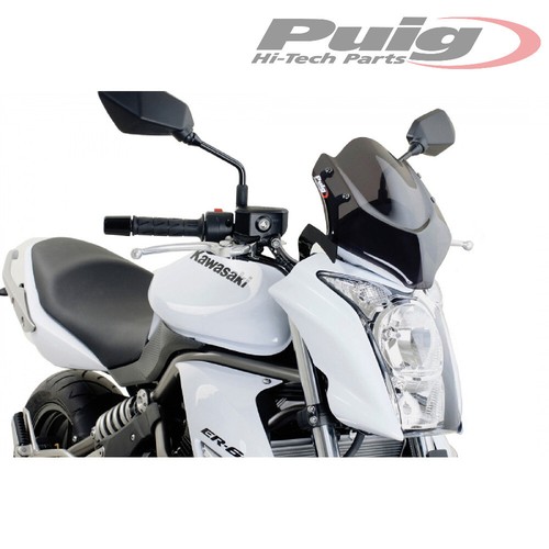 CUPOLINO PUIG FUME SCURO 4950F KAWASAKI ER-6N 600 2009 / 2011 - Foto 2 di 2